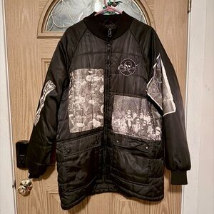 XL Jordan Craig Vintage Black Puffer Jacket